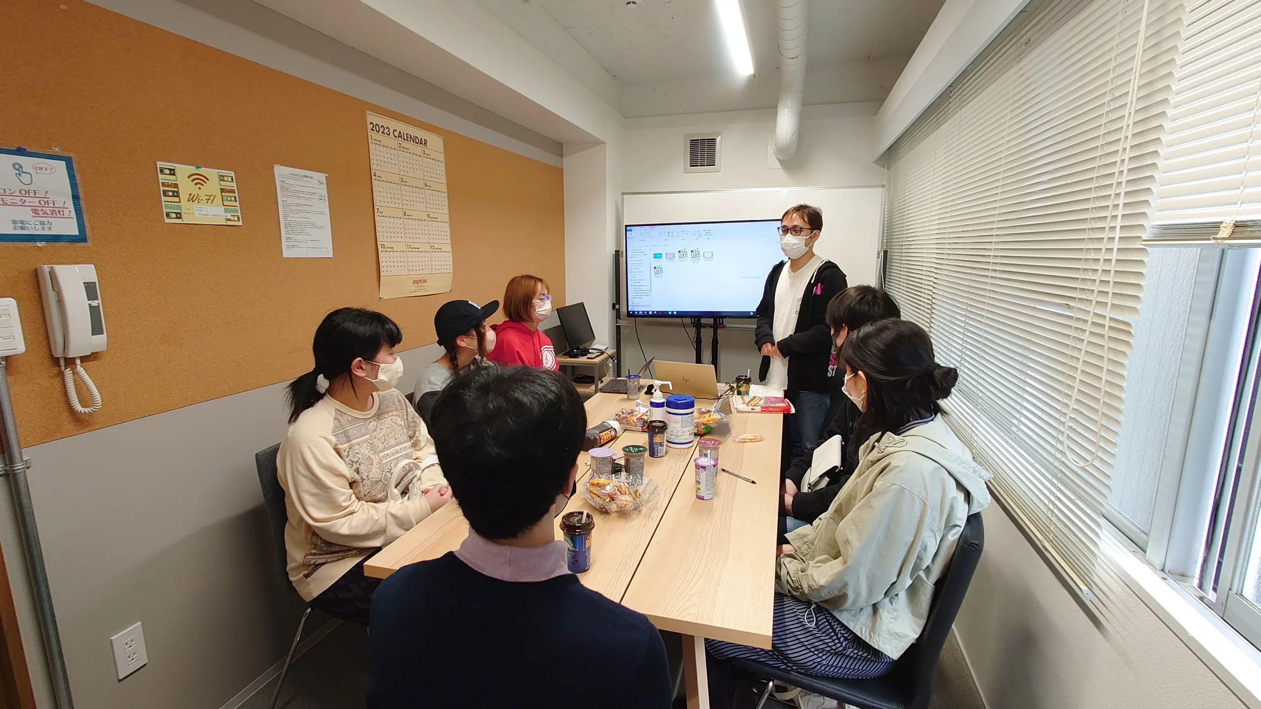 講評会の様子